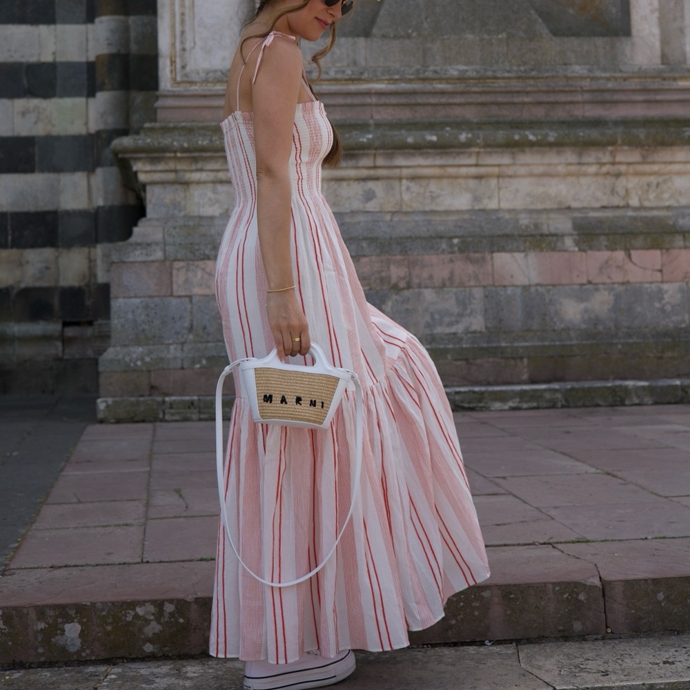 Joie Smocked Maxi Dress